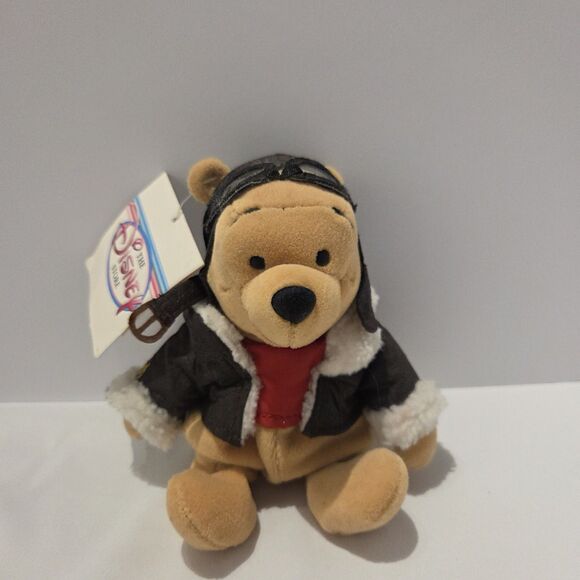 Disney Other - Disney Store Mini Bean Bag Plush Pilot Pooh 8" New W/ Tag #122